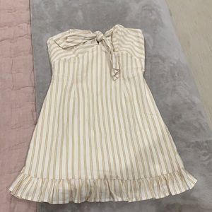 NWOT Strapless mini dress